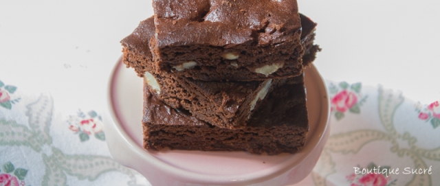 Brownies de Chocolate y Nueces sin azúcares